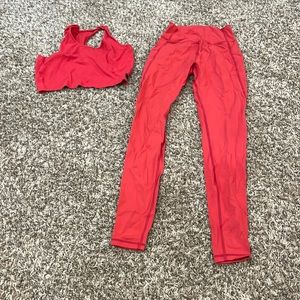 Alphalete Alphalux USED leggings medium. Small top.